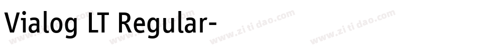 Vialog LT Regular字体转换